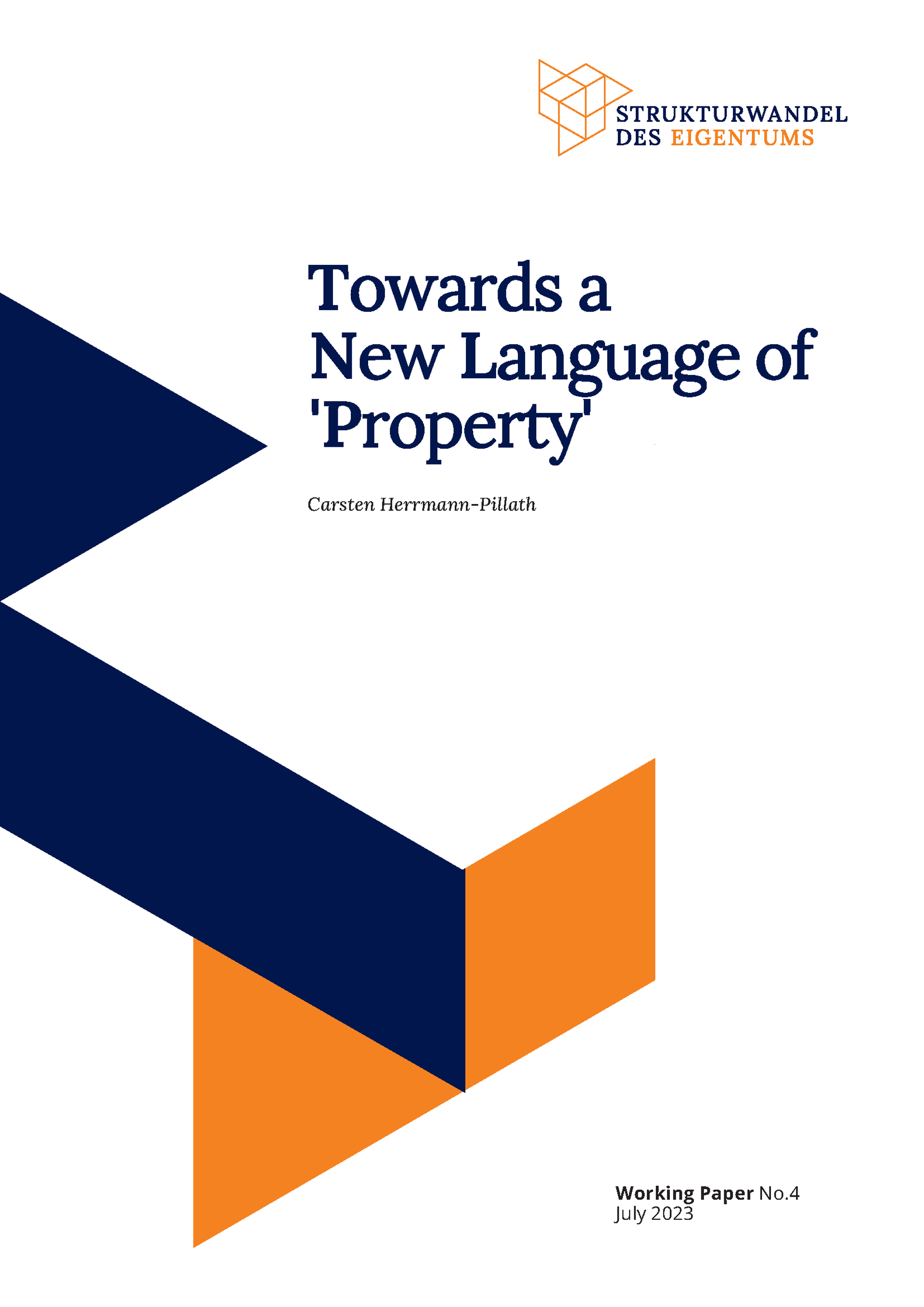 Working Papers | SFB 294 Structural Change of Property