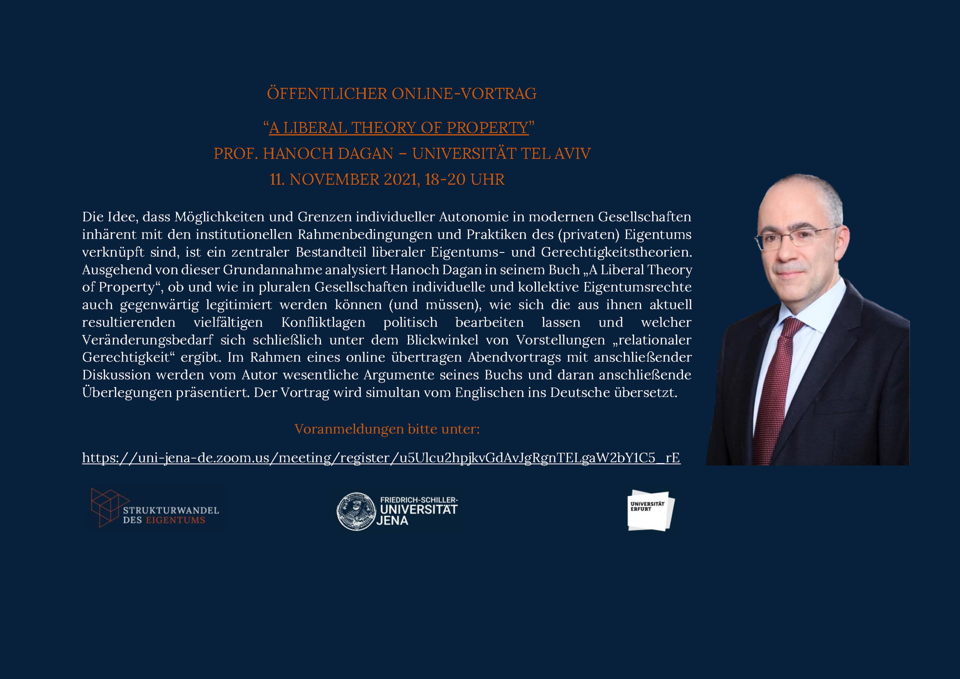 Vortrag Hanoch Dagan