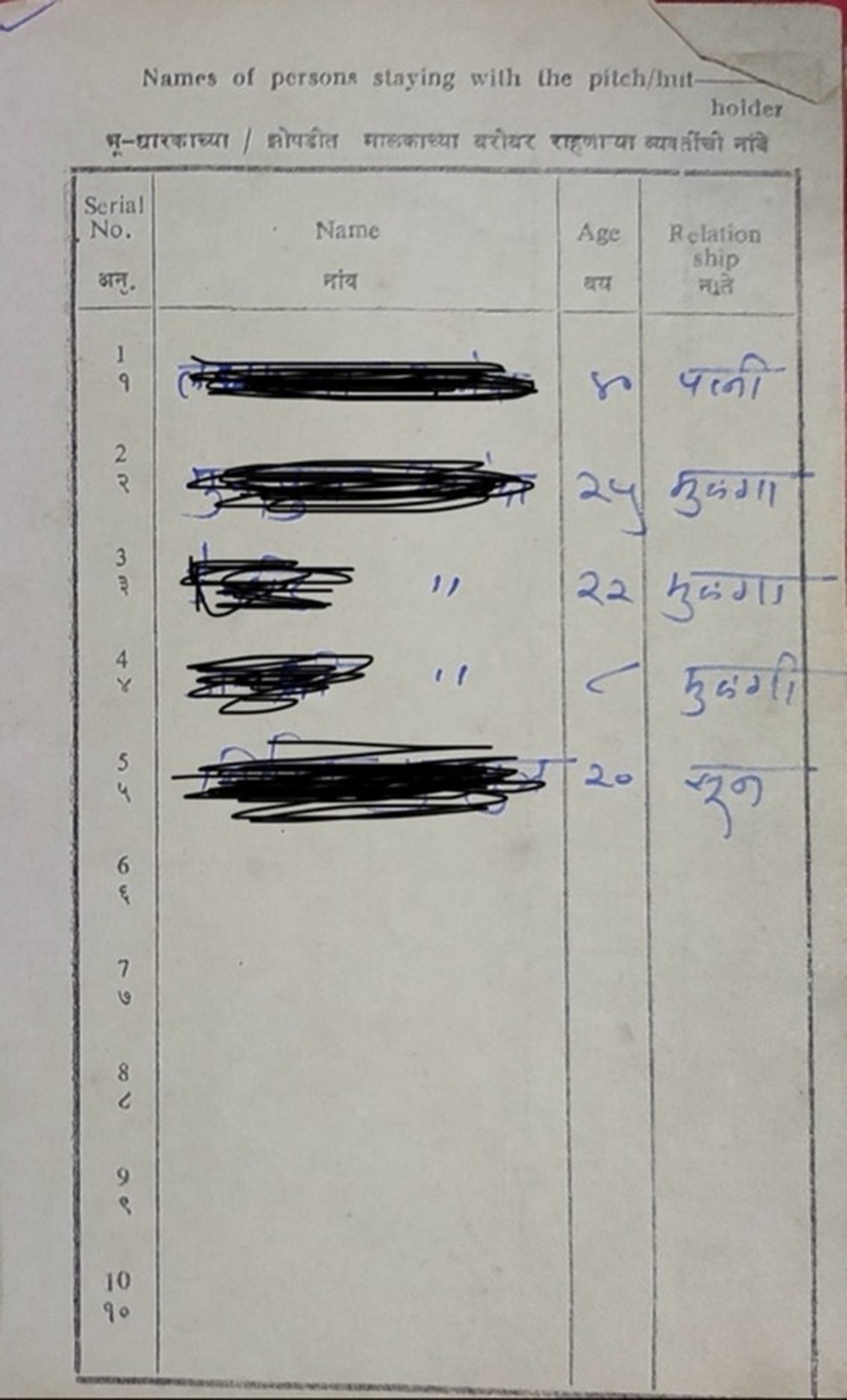 Abbildung eines Fotopasses aus Dharawi