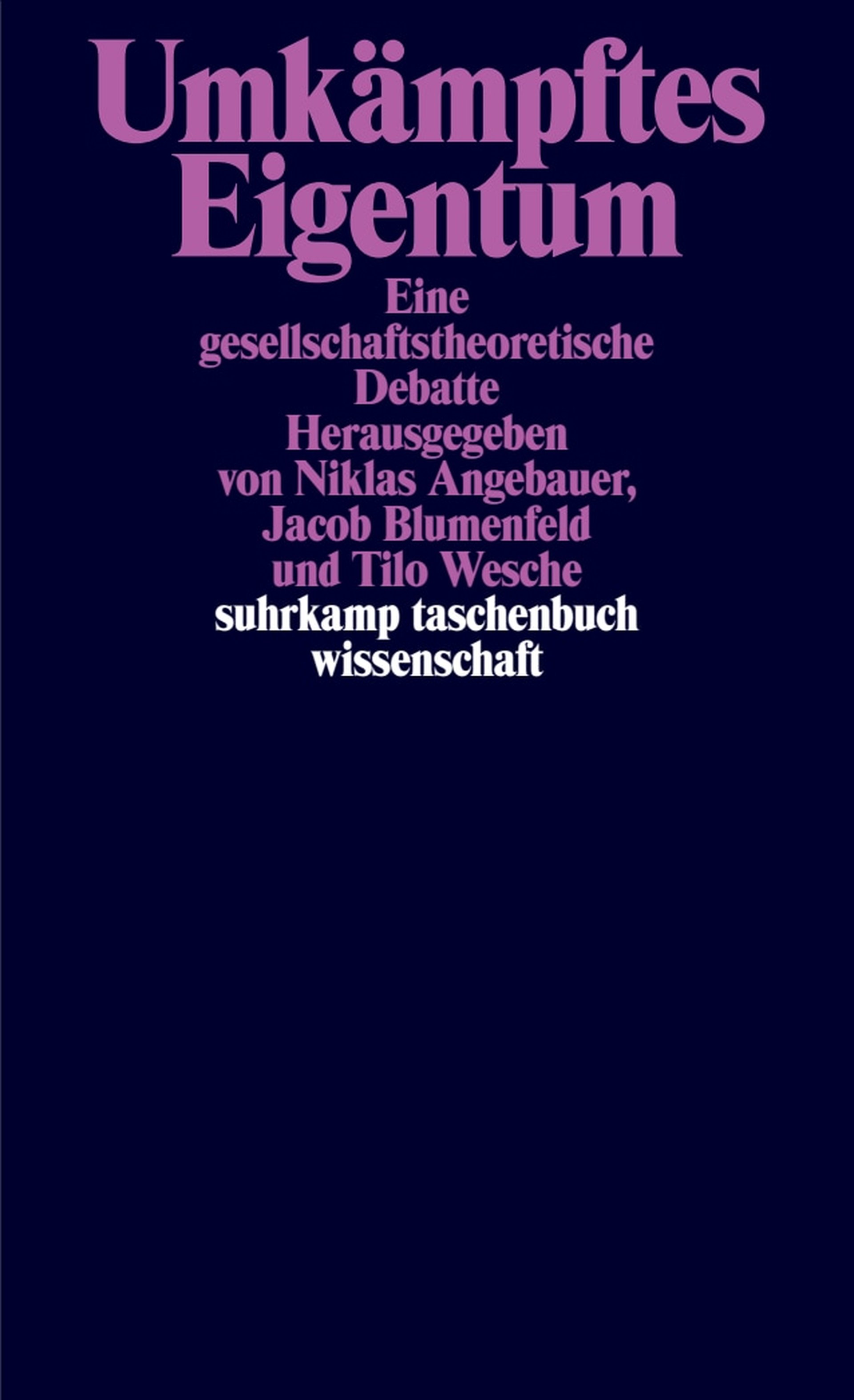 Cover von "Umkämpftes Eigentum"